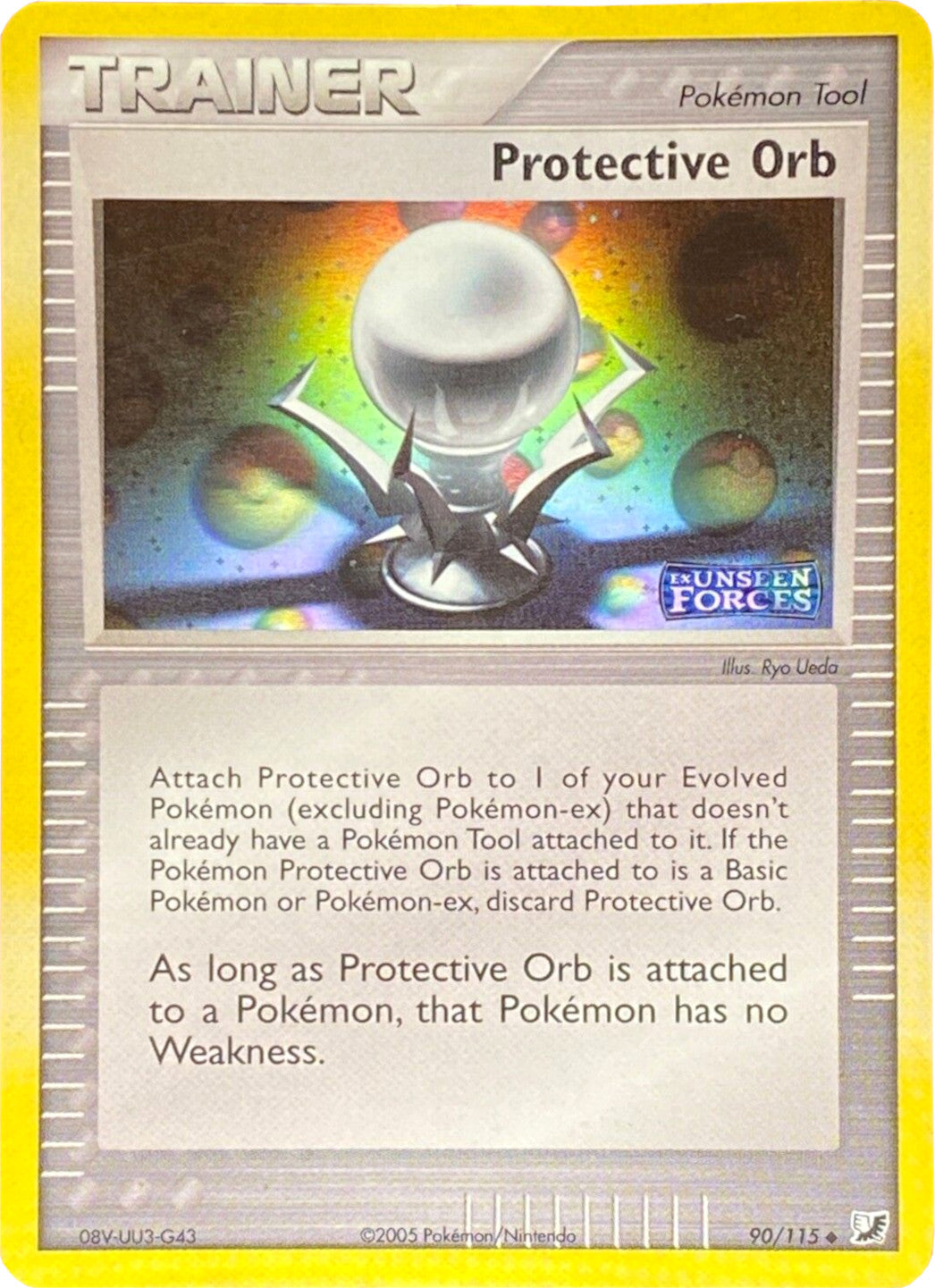 Protective Orb (90/115) (Stamped) [EX: Unseen Forces] | Good Games North