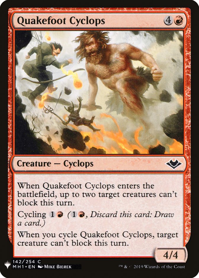 Quakefoot Cyclops [Mystery Booster] | Good Games North