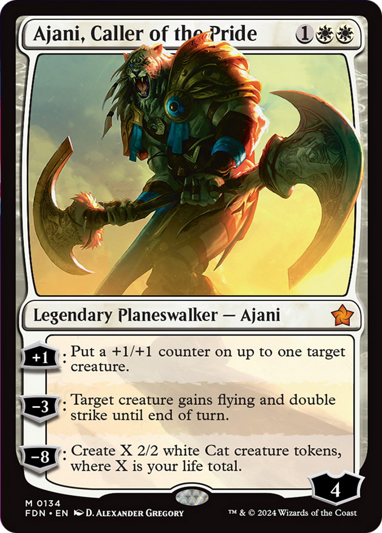 Ajani, Caller of the Pride [Foundations] | Good Games North