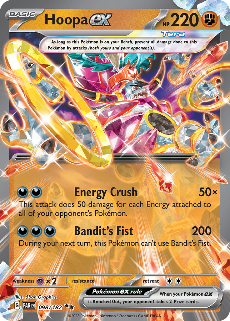 Hoopa ex (098/182) [Scarlet & Violet: Paradox Rift] | Good Games North
