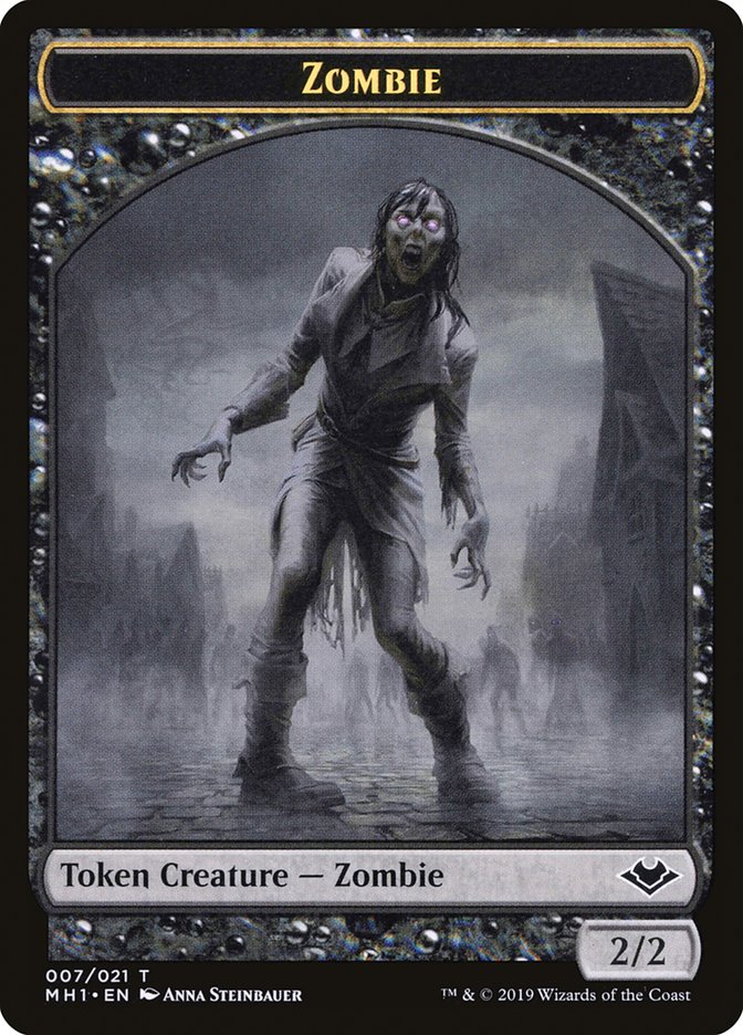 Angel (002) // Zombie (007) Double-Sided Token [Modern Horizons Tokens] | Good Games North