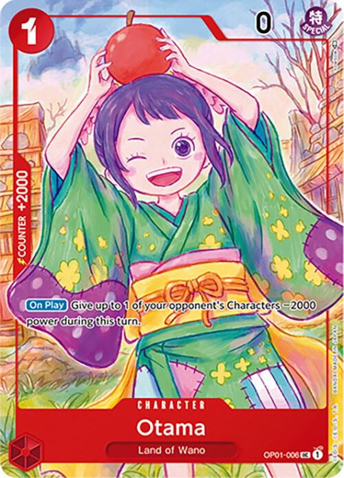 Otama (Japanese 1st Anniversary Set) OP01-006 (One Piece Promotion Cards)  - Foil | Good Games North