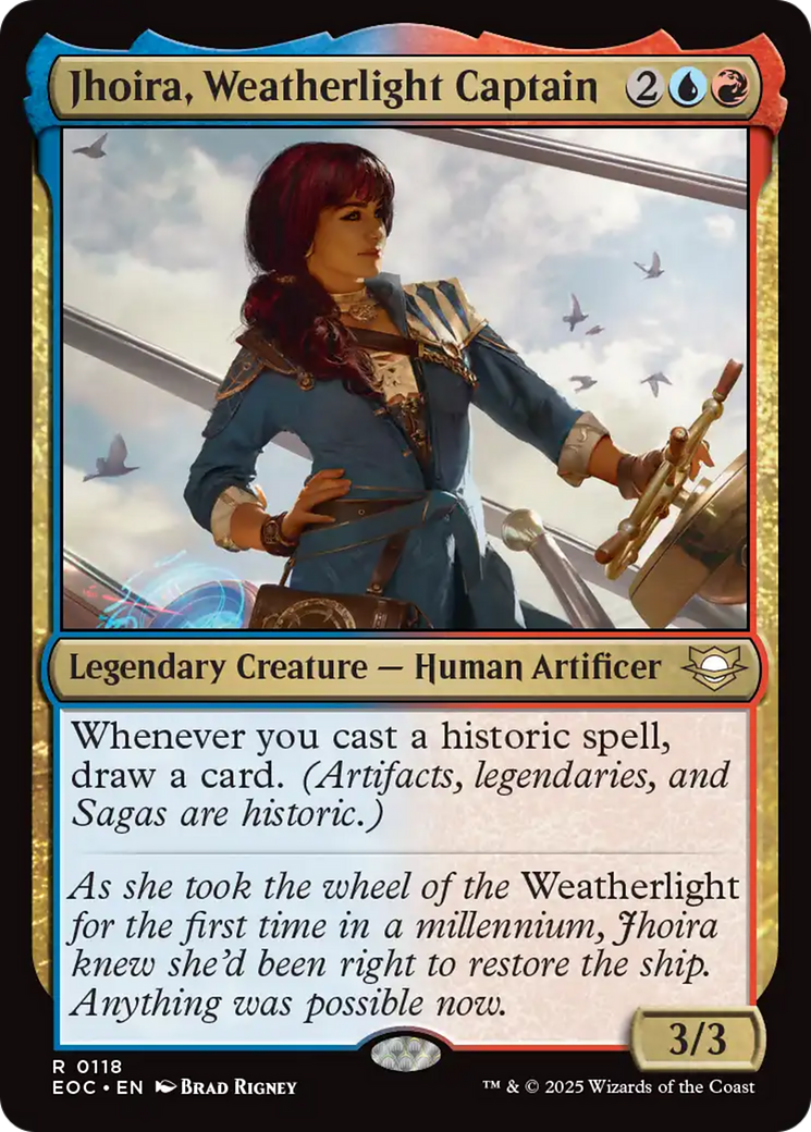 Jhoira, Weatherlight Captain [Edge of Eternities Commander] | Good Games North