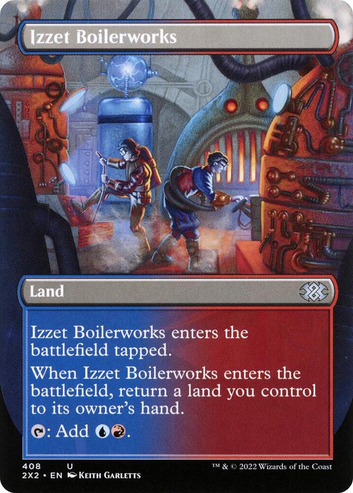 Izzet Boilerworks Borderless 408 (Double Masters 2022)  | Good Games North