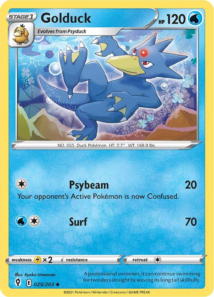 Golduck (025/203) [Sword & Shield: Evolving Skies] | Good Games North