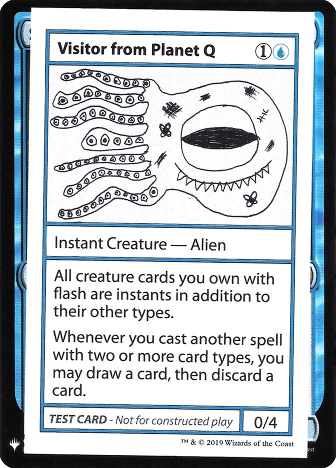Visitor from Planet Q [Mystery Booster Playtest Cards] | Good Games North