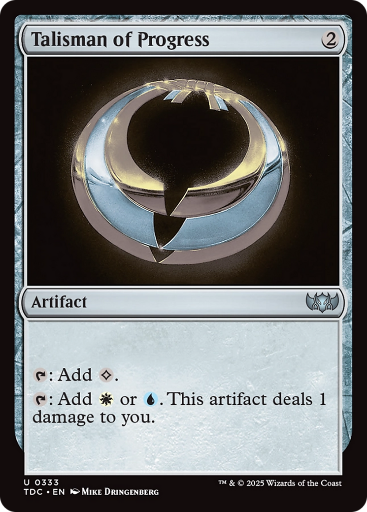 Talisman of Progress [Tarkir: Dragonstorm Commander] | Good Games North
