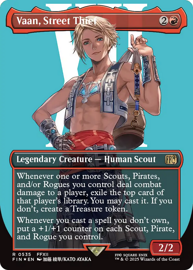 Vaan, Street Thief (Borderless) (Surge Foil) [FINAL FANTASY] | Good Games North