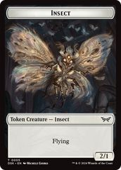 Insect (0005) // Manifest Double-Sided Token [Duskmourn: House of Horror Tokens] | Good Games North