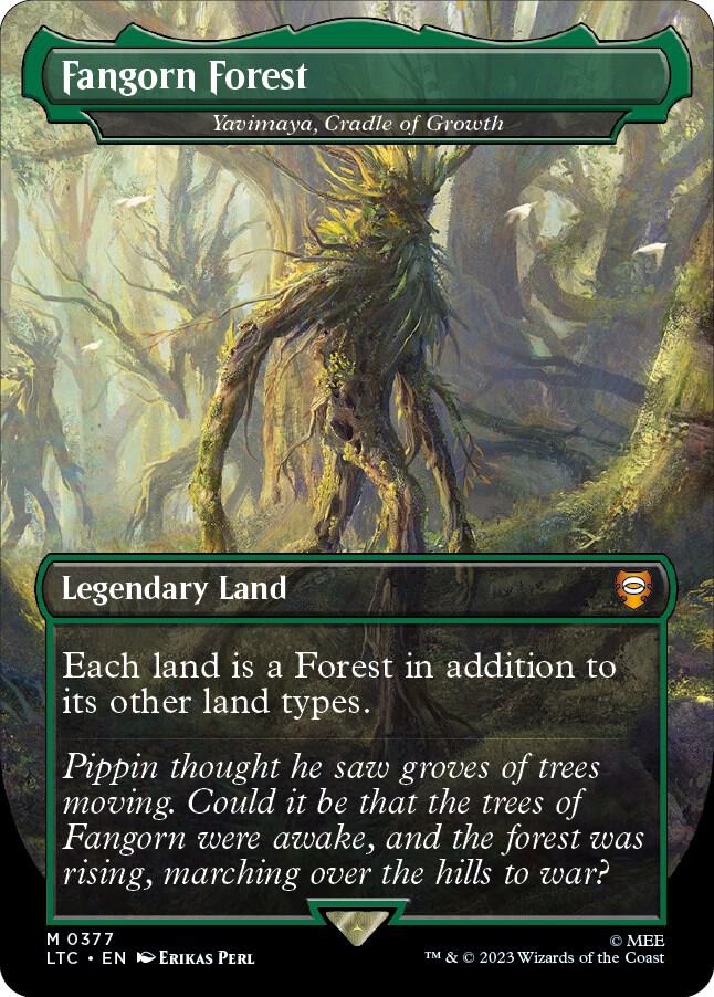 Fangorn Forest Yavimaya Cradle of Growth (Commander: The Lord of the Rings: Tales of Middle-earth)  - Foil | Good Games North