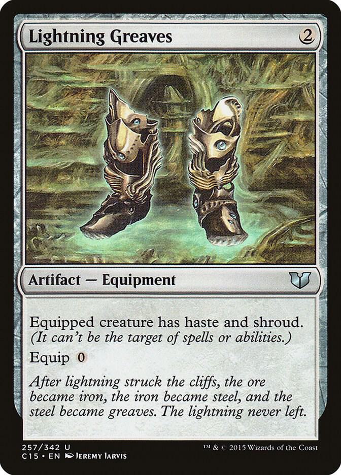 Lightning Greaves 257/342 (Commander 2015)  | Good Games North