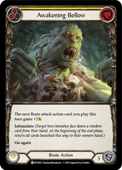 Awakening Bellow (Yellow) [U-WTR033] (Welcome to Rathe Unlimited)  Unlimited Rainbow Foil | Good Games North
