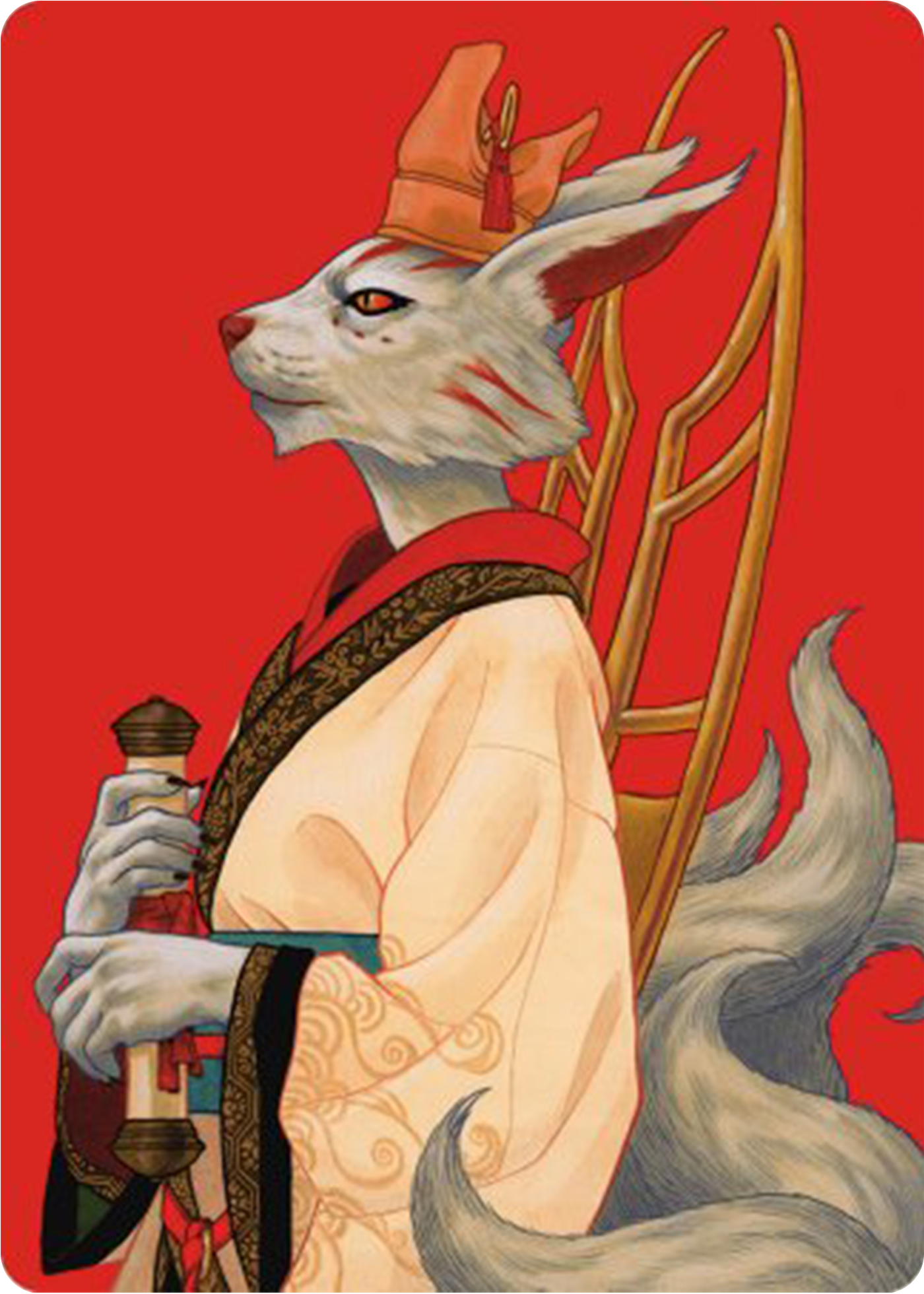 Pearl-Ear, Imperial Advisor Art Card [Modern Horizons 3 Art Series] | Good Games North