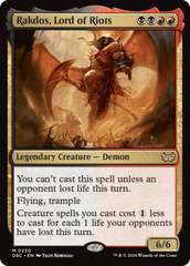 Rakdos, Lord of Riots [Duskmourn: House of Horror Commander] | Good Games North