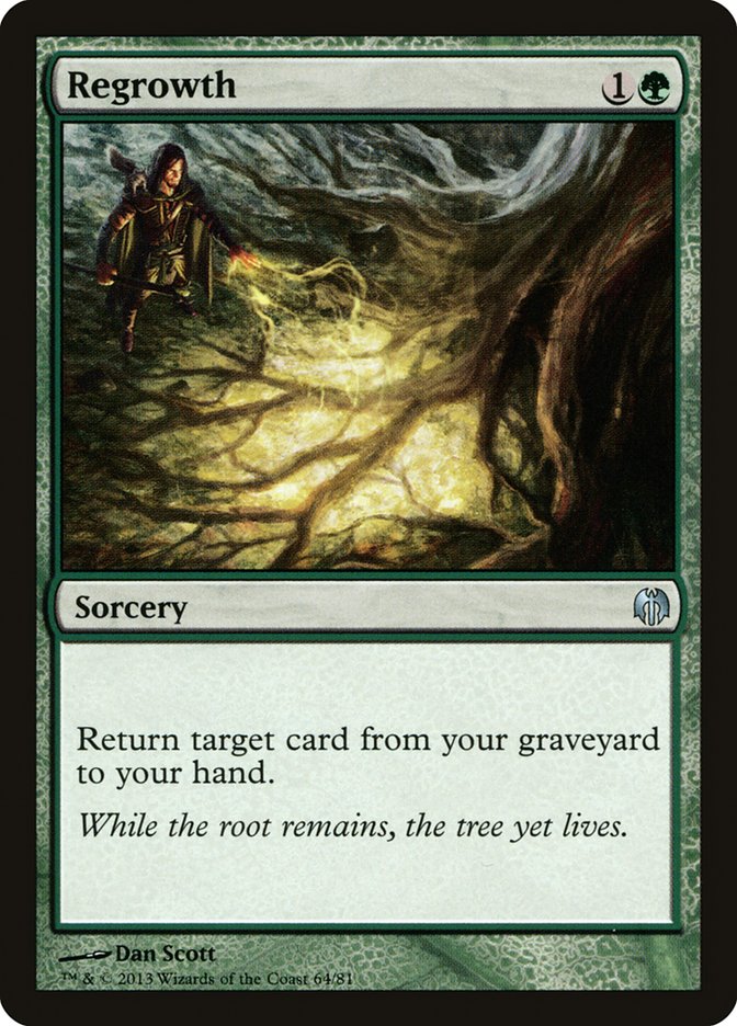 Regrowth [Duel Decks: Heroes vs. Monsters] | Good Games North