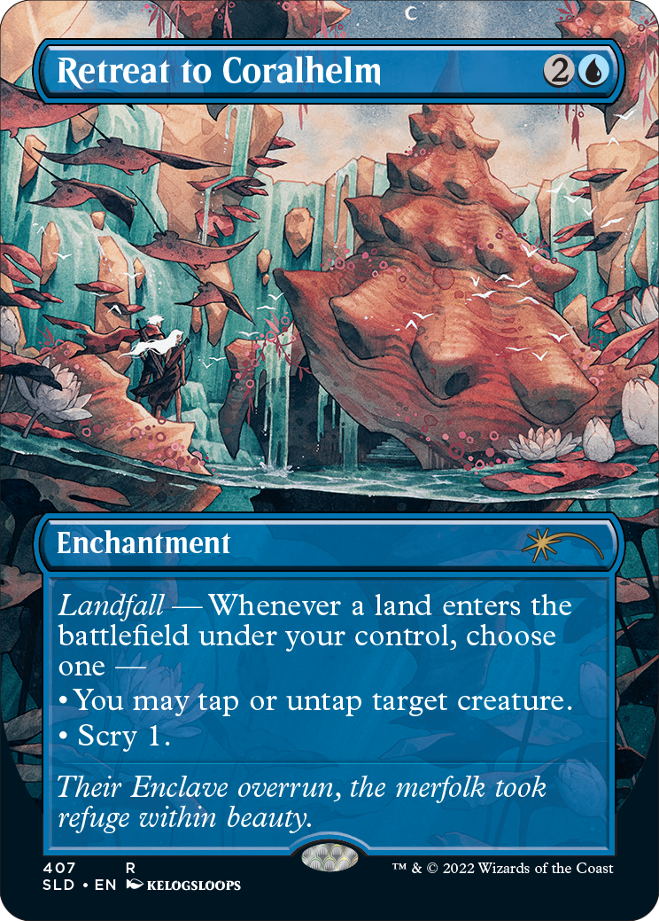 Retreat to Coralhelm (Borderless) [Secret Lair Drop Series] | Good Games North