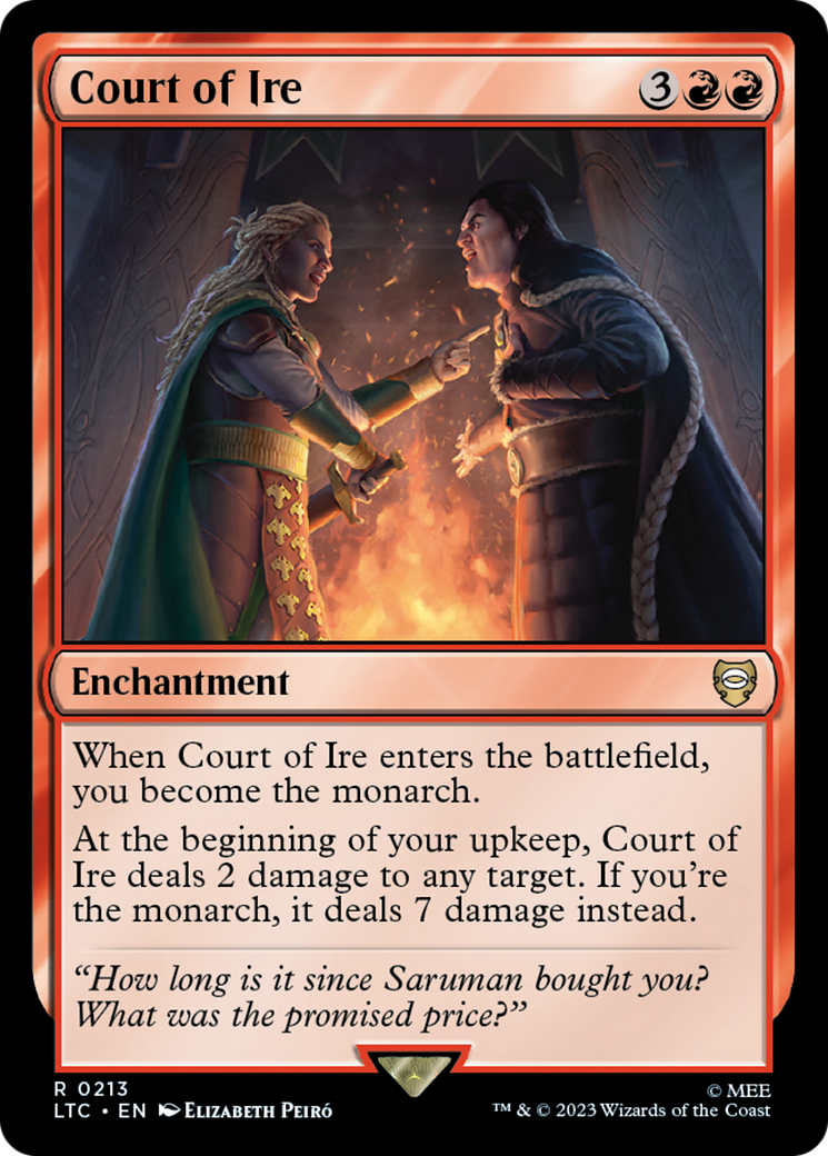 Court of Ire [The Lord of the Rings: Tales of Middle-Earth Commander] | Good Games North