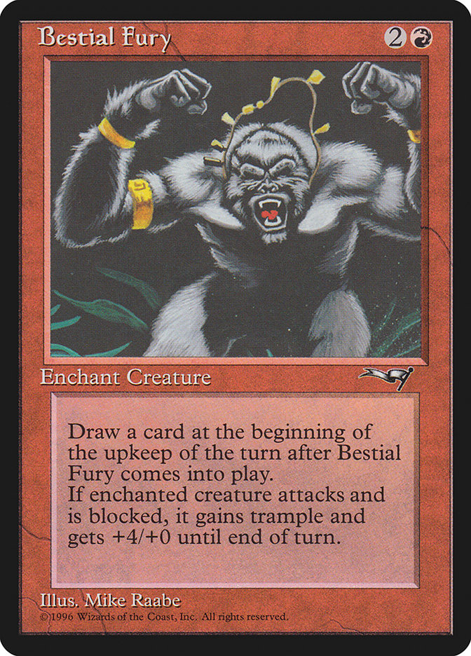 Bestial Fury (Fists Raised) [Alliances] | Good Games North