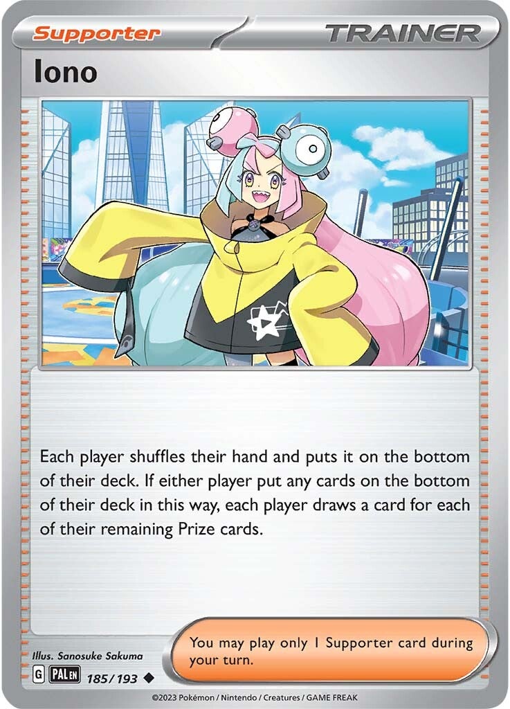 Iono (185/193) [Scarlet & Violet: Paldea Evolved] | Good Games North