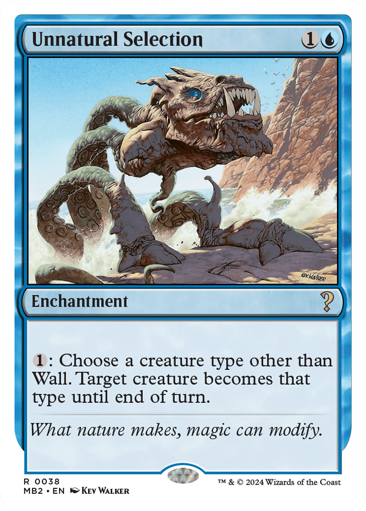 Unnatural Selection (White Border) [Mystery Booster 2] | Good Games North