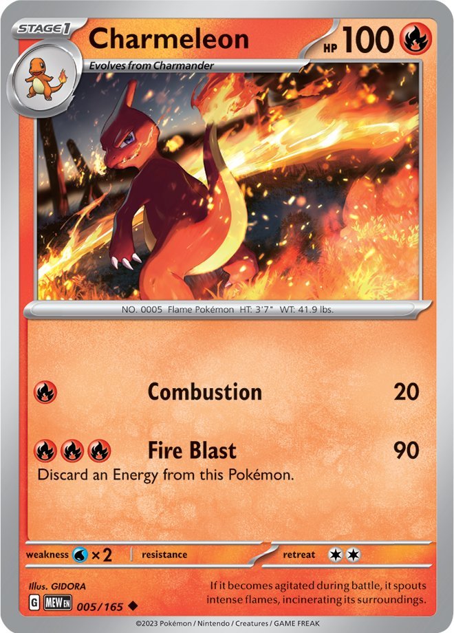 Charmeleon (005/165) [Scarlet & Violet 151] | Good Games North