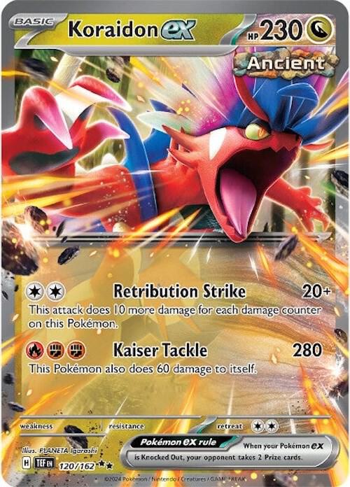 Koraidon ex 120/162 (SV05: Temporal Forces)  - Holofoil | Good Games North