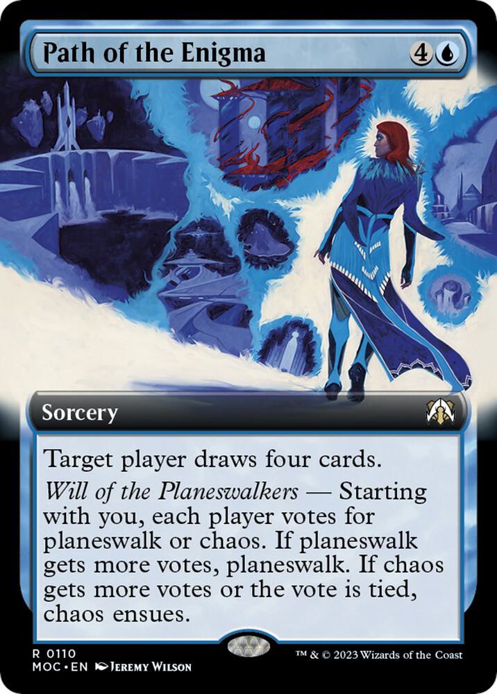 Path of the Enigma 110/444 (Commander: March of the Machine)  - Extended Art | Good Games North