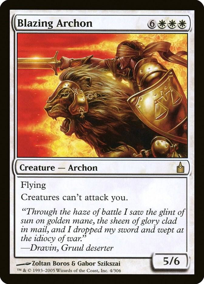 Blazing Archon 4/306 (Ravnica: City of Guilds)  | Good Games North