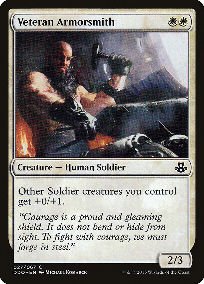 Veteran Armorsmith [Duel Decks: Elspeth vs. Kiora] | Good Games North