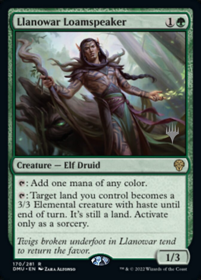 Llanowar Loamspeaker (Promo Pack) [Dominaria United Promos] | Good Games North