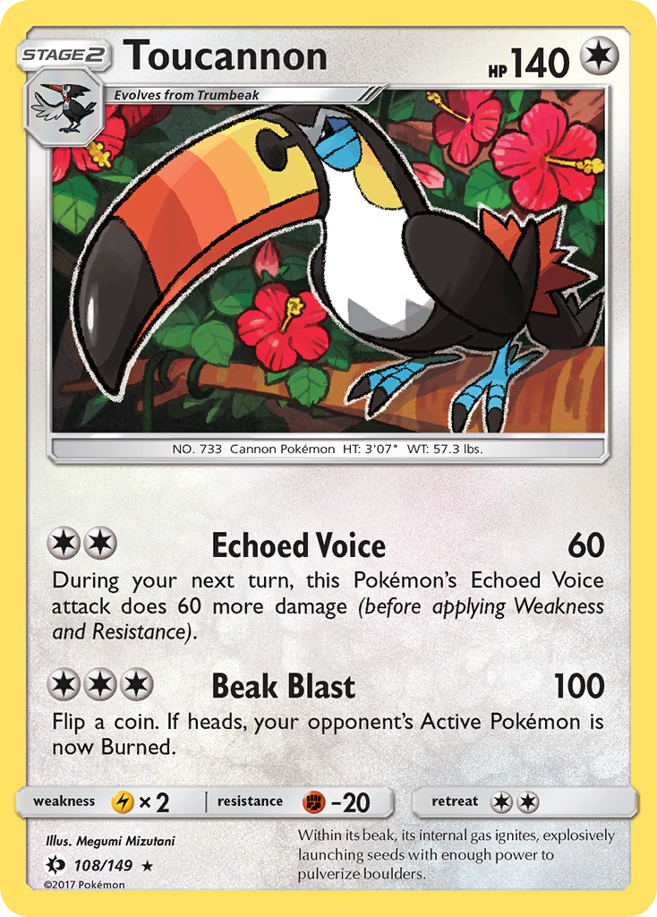 Toucannon (108/149) [Sun & Moon: Base Set] | Good Games North