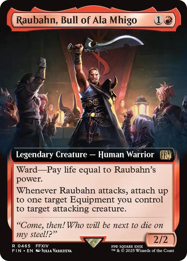 Raubahn Bull of Ala Mhigo Extended Art (FINAL FANTASY)  - Foil | Good Games North