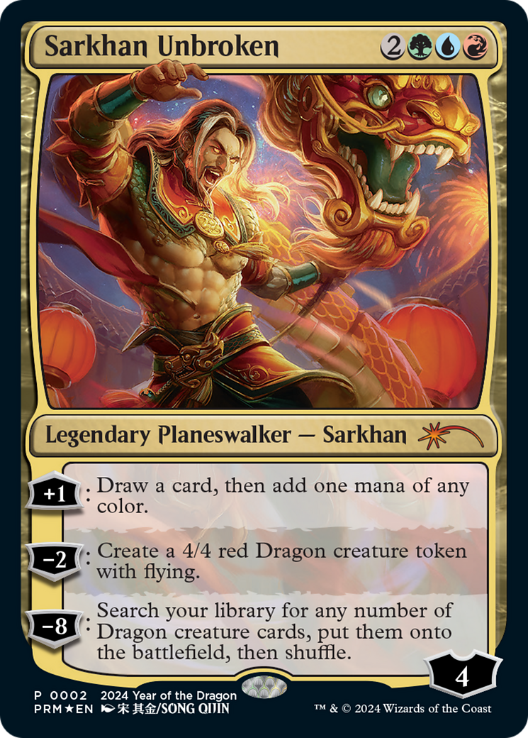 Sarkhan Unbroken (Year of the Dragon 2024) [Standard Showdown Promos] | Good Games North