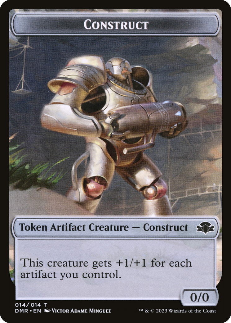 Construct Token [Dominaria Remastered Tokens] | Good Games North