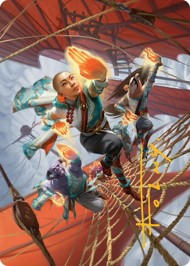 Aligned Heart Art Card (52/54) [Tarkir: Dragonstorm Art Series] | Good Games North