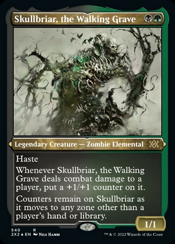Skullbriar, the Walking Grave (Foil Etched) [Double Masters 2022] | Good Games North