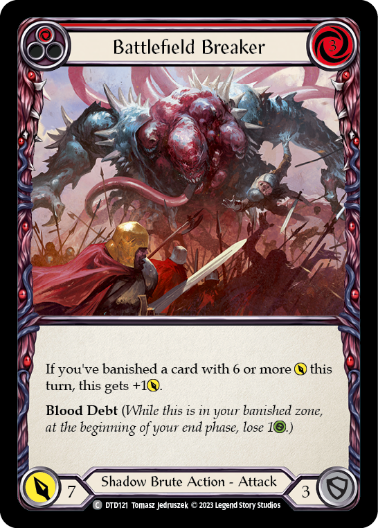 Battlefield Breaker (Red) [DTD121] (Dusk Till Dawn)  Rainbow Foil | Good Games North