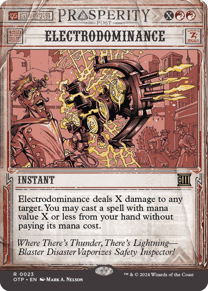 Electrodominance 23 (Outlaws of Thunder Junction: Breaking News)  - Showcase | Good Games North
