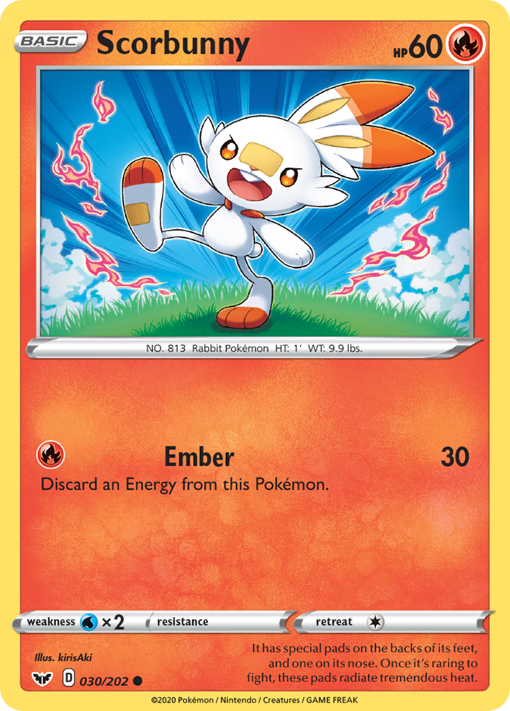 Scorbunny (030/202) [Sword & Shield: Base Set] | Good Games North