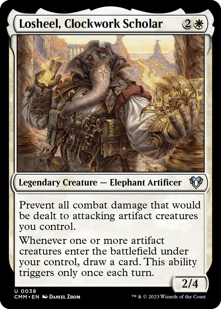 Losheel, Clockwork Scholar [Commander Masters] | Good Games North
