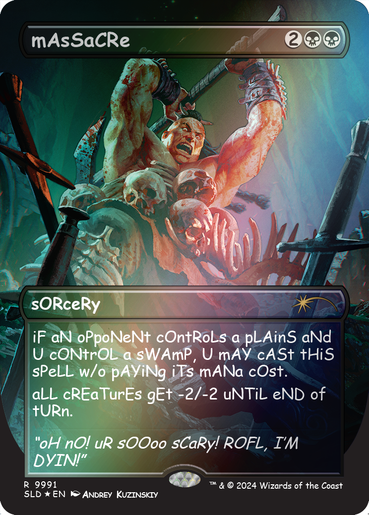 mAsSaCRe (Rainbow Foil) [Secret Lair Drop Series] | Good Games North