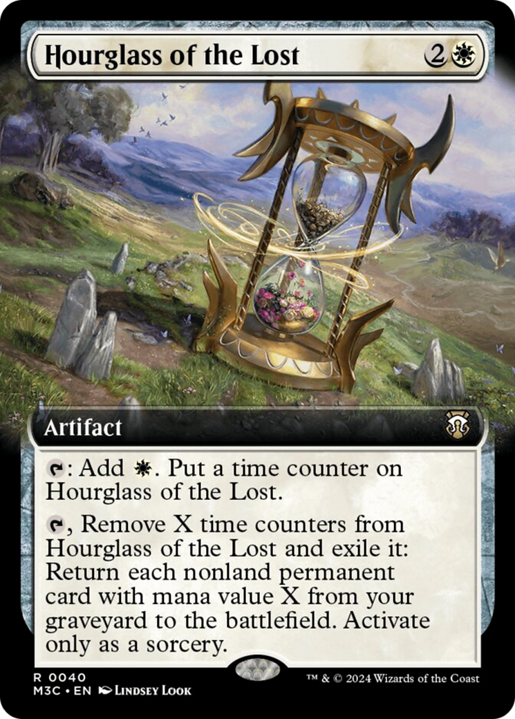 Hourglass of the Lost (Extended Art) [Modern Horizons 3 Commander] | Good Games North