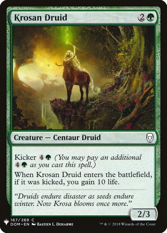 Krosan Druid [Mystery Booster] | Good Games North