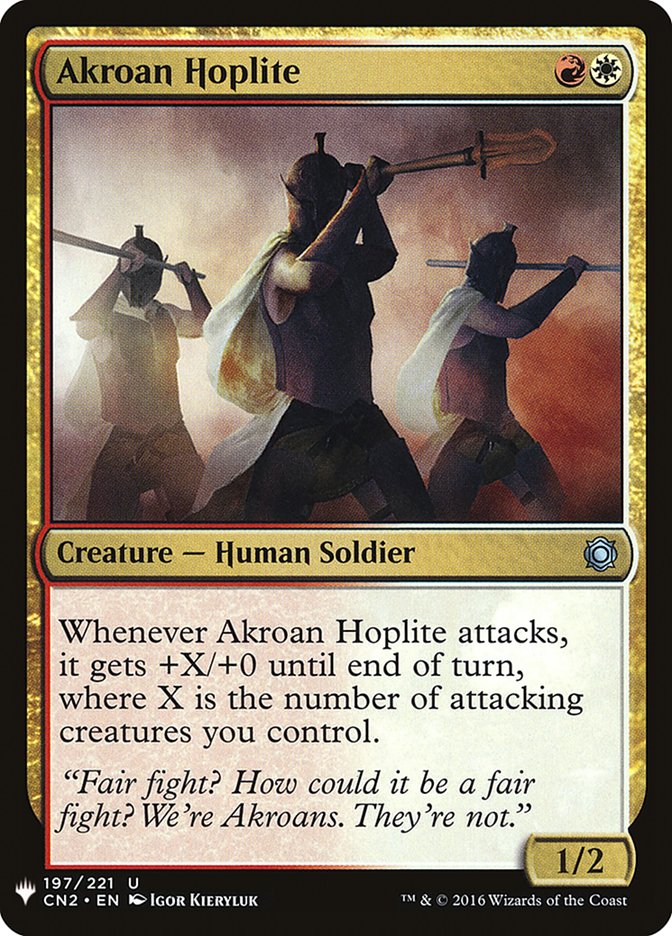 Akroan Hoplite [Mystery Booster] | Good Games North