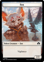 Phyrexian Germ // Fox Double-Sided Token [Modern Horizons 3 Tokens] | Good Games North
