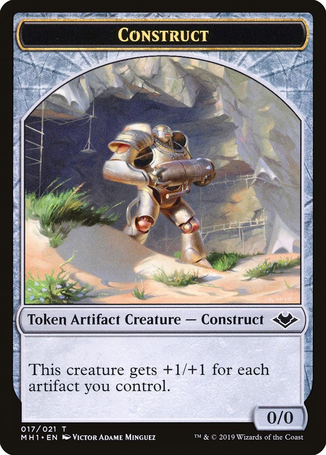 Zombie (007) // Construct (017) Double-Sided Token [Modern Horizons Tokens] | Good Games North