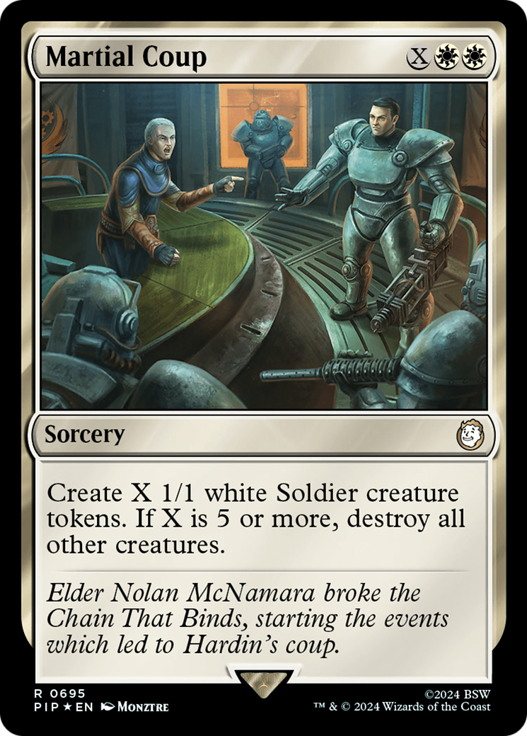 Martial Coup (Surge Foil) [Fallout] | Good Games North