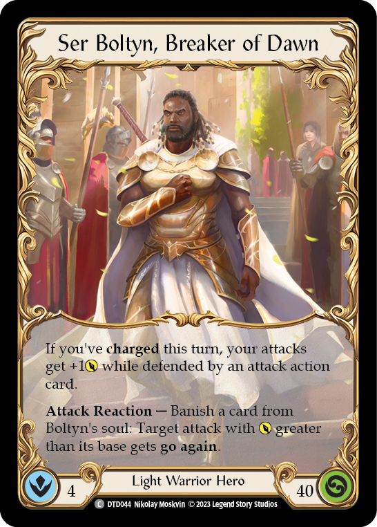 Ser Boltyn, Breaker of Dawn [DTD044] (Dusk Till Dawn) | Good Games North
