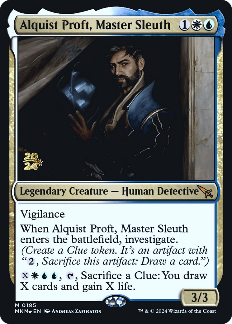Alquist Proft, Master Sleuth [Murders at Karlov Manor Prerelease Promos] | Good Games North