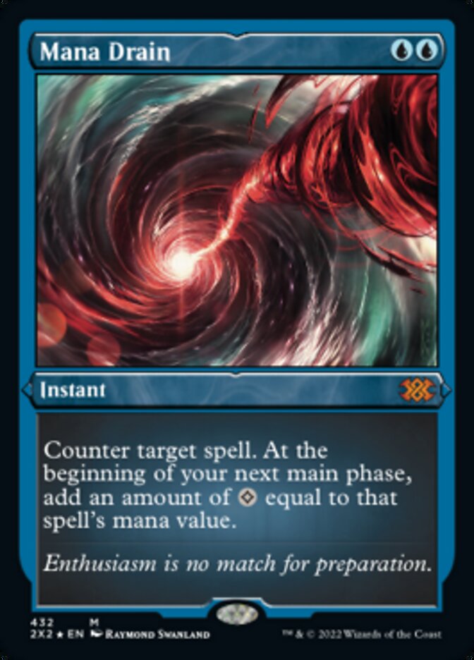 Mana Drain (Foil Etched) [Double Masters 2022] | Good Games North